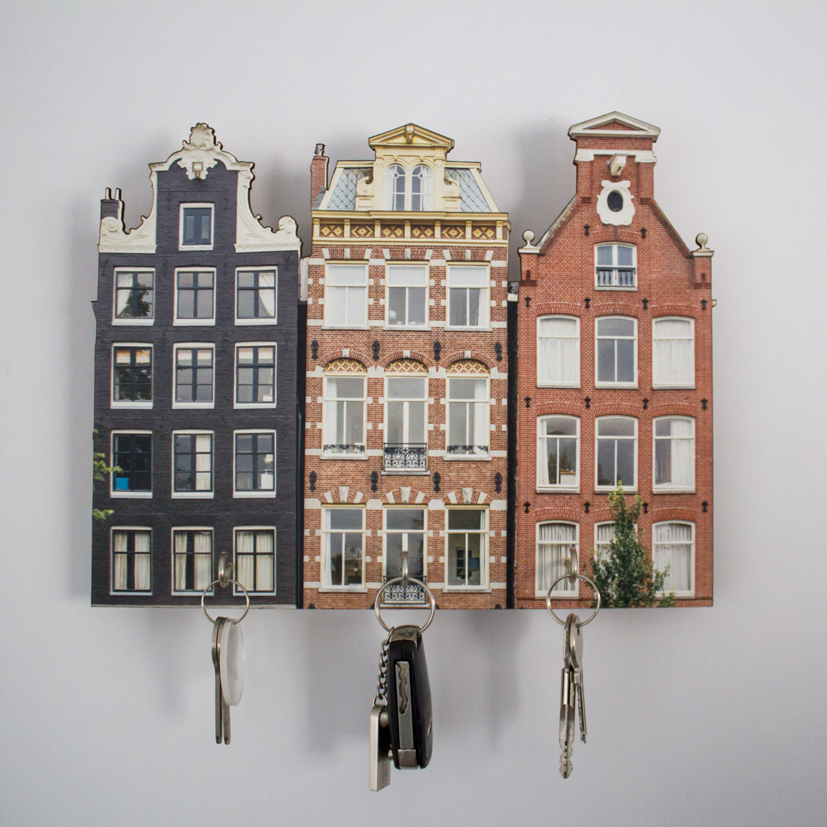 Amsterdam Temalı Ev Anahtarlığı | Anahtar Askısı