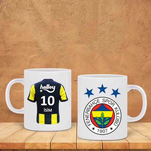 Kişiye Özel İsimli Fenerbahçe Kupa Bardak