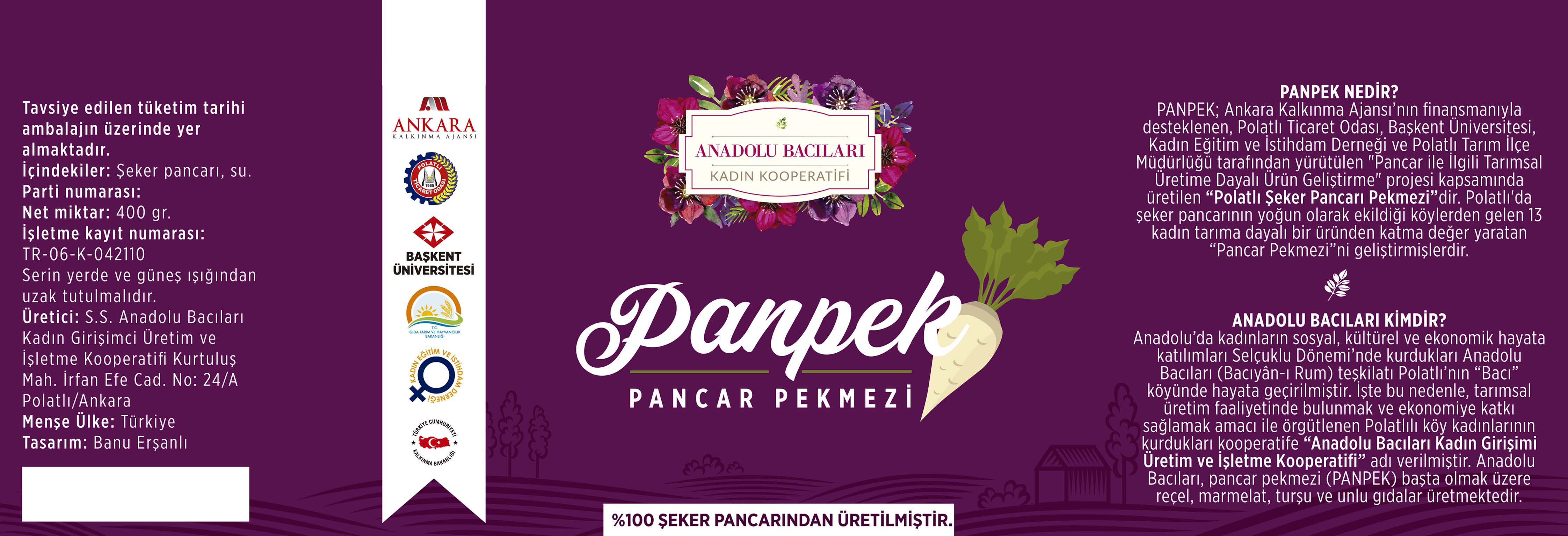 Anadolu Bacıları Panpek Pancar Pekmezi 400 G
