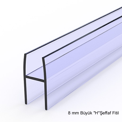 8 Mm Plastik Cam Balkon Fitili, Şeffaf İzolasyon/Yalıtım Contası