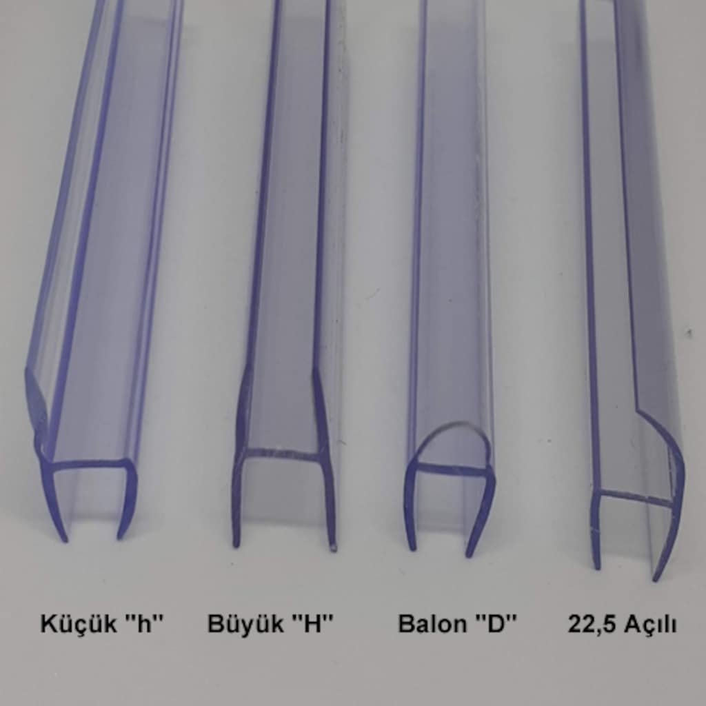 Plastik Cam Balkon Fitili-Şeffaf Izolasyon-Yalıtım Contası (8 Mm)