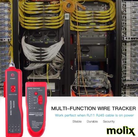 Molix Lüks Çantalı Kablo Bulucu Ve Tester