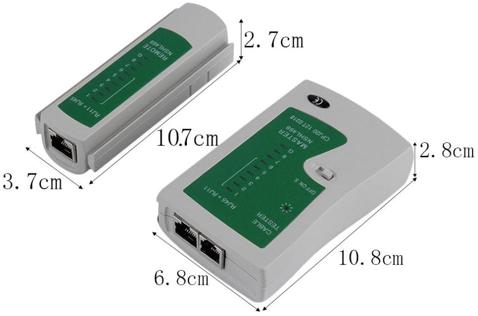 Powermaster RJ 45-RJ 11 Kablo Test Aleti PM-2335