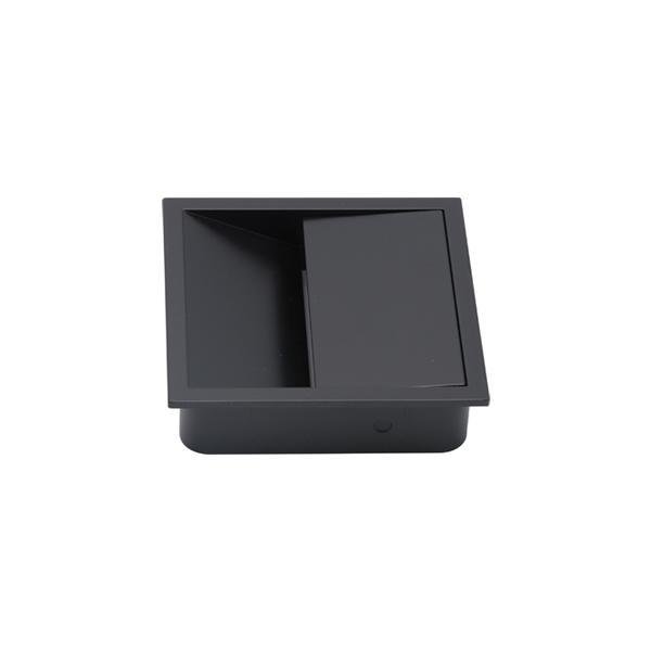 Hafele Acro Plastik Kablo Kapağı, Mat Siyah Renk