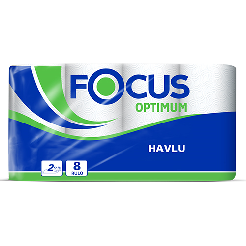 Focus Optimum %100 Doğal Selülöz Kağıt Havlu - 24 RULO