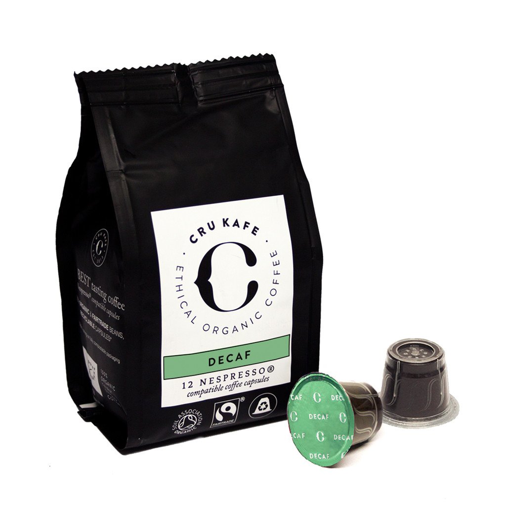 %100 Organik 12 Nespresso®  Uyumlu Kapsül Kahve (Decaf:Sertlik 5)