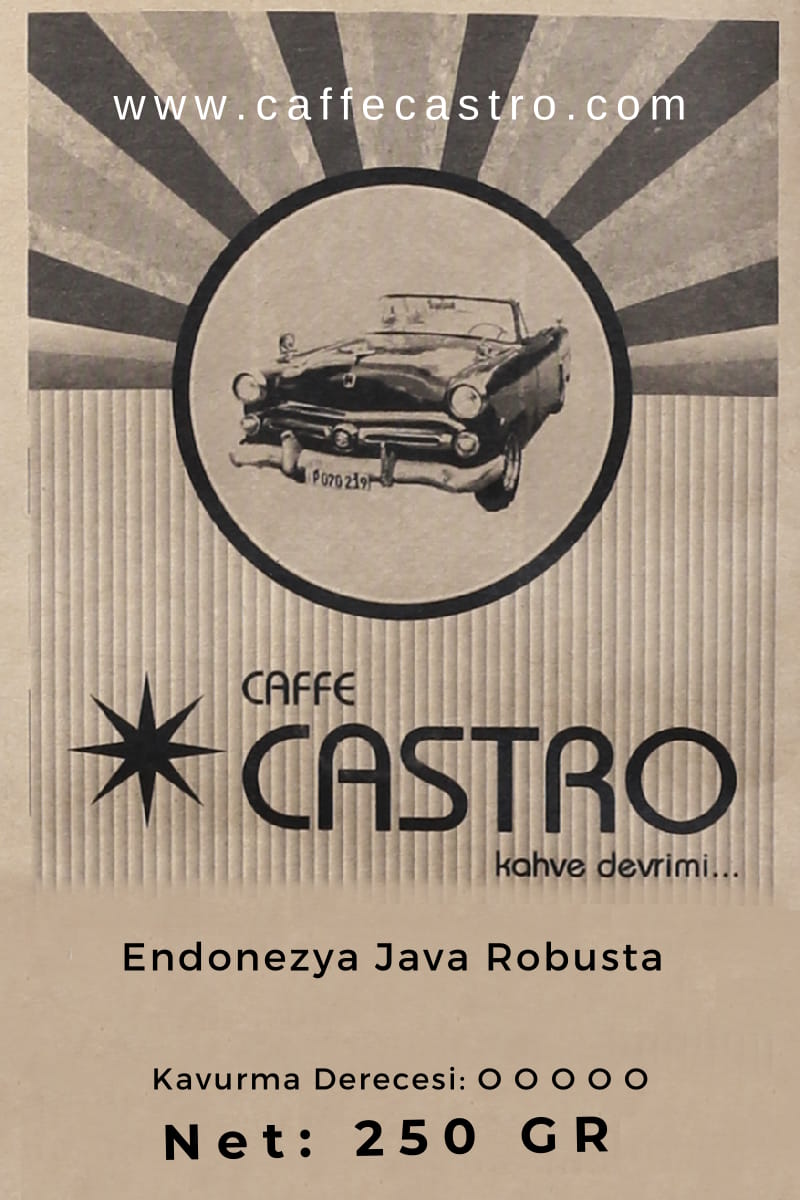 Castro Endonezya Java %100 Robusta Kahve 250 Gr.