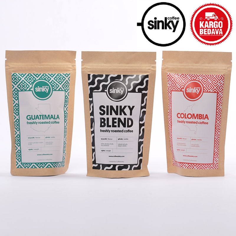 Coffee Sinky Set 2 - Kolombiya Sinky Blend Guatemala 300g