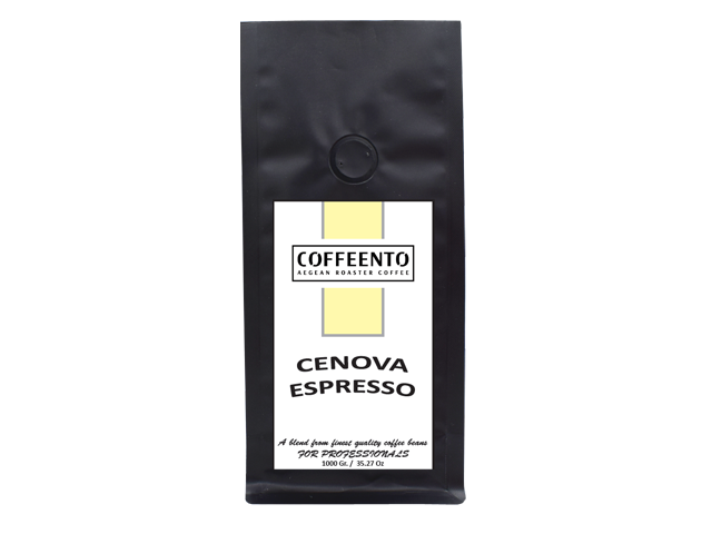 Coffeento Cenova Espresso Kavrulmuş Çekirdek Kahve 1 KG