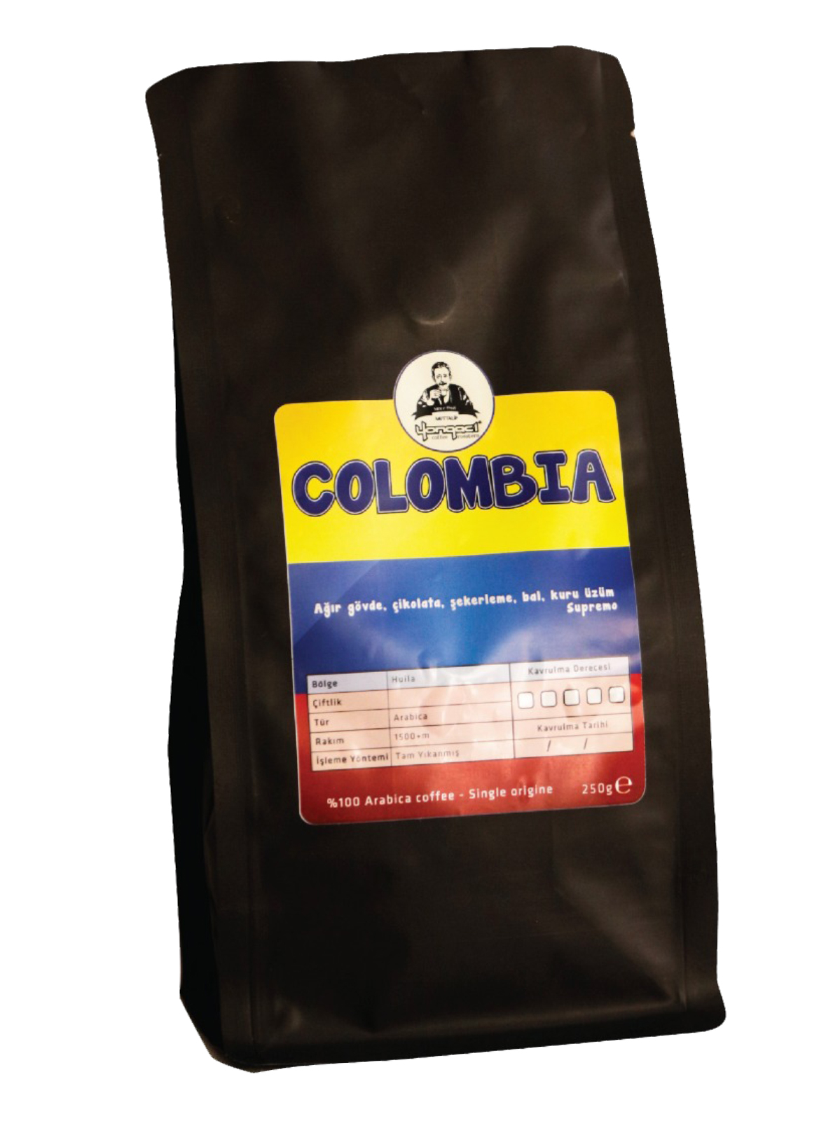 Filtre Kahve Kolombiya Hasatı French Press Günlük Taze Çekilmiş
