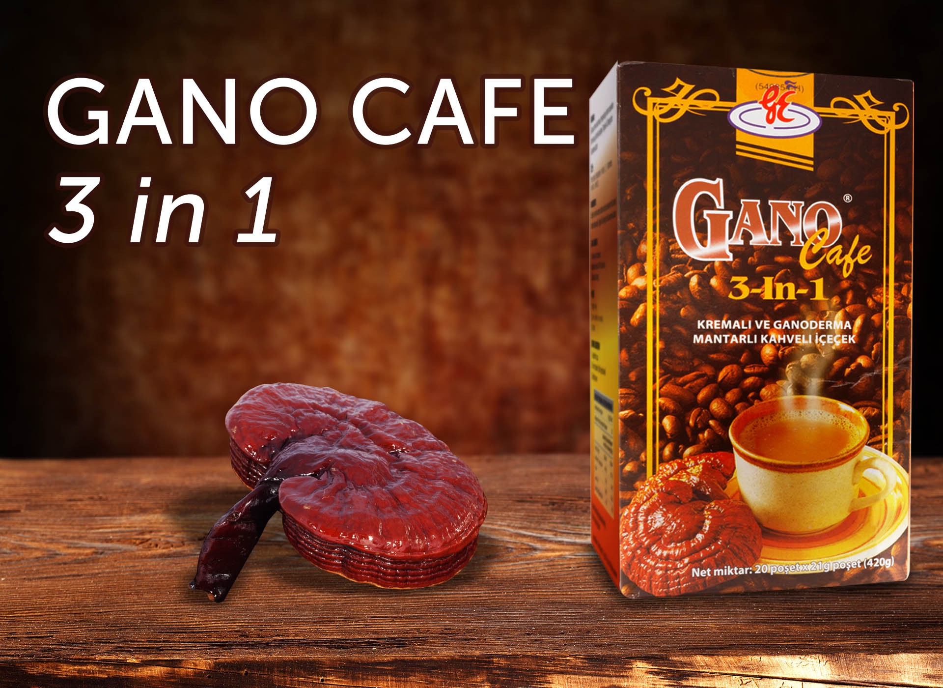 Gano Cafe 3 ü 1 Arada Hazır Kahve 420 G