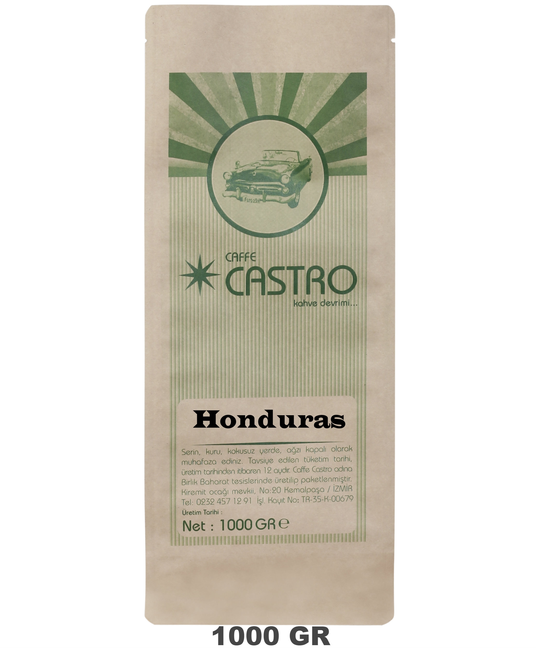 Honduras SHG Yöresel Dünya Kahvesi 1 Kg