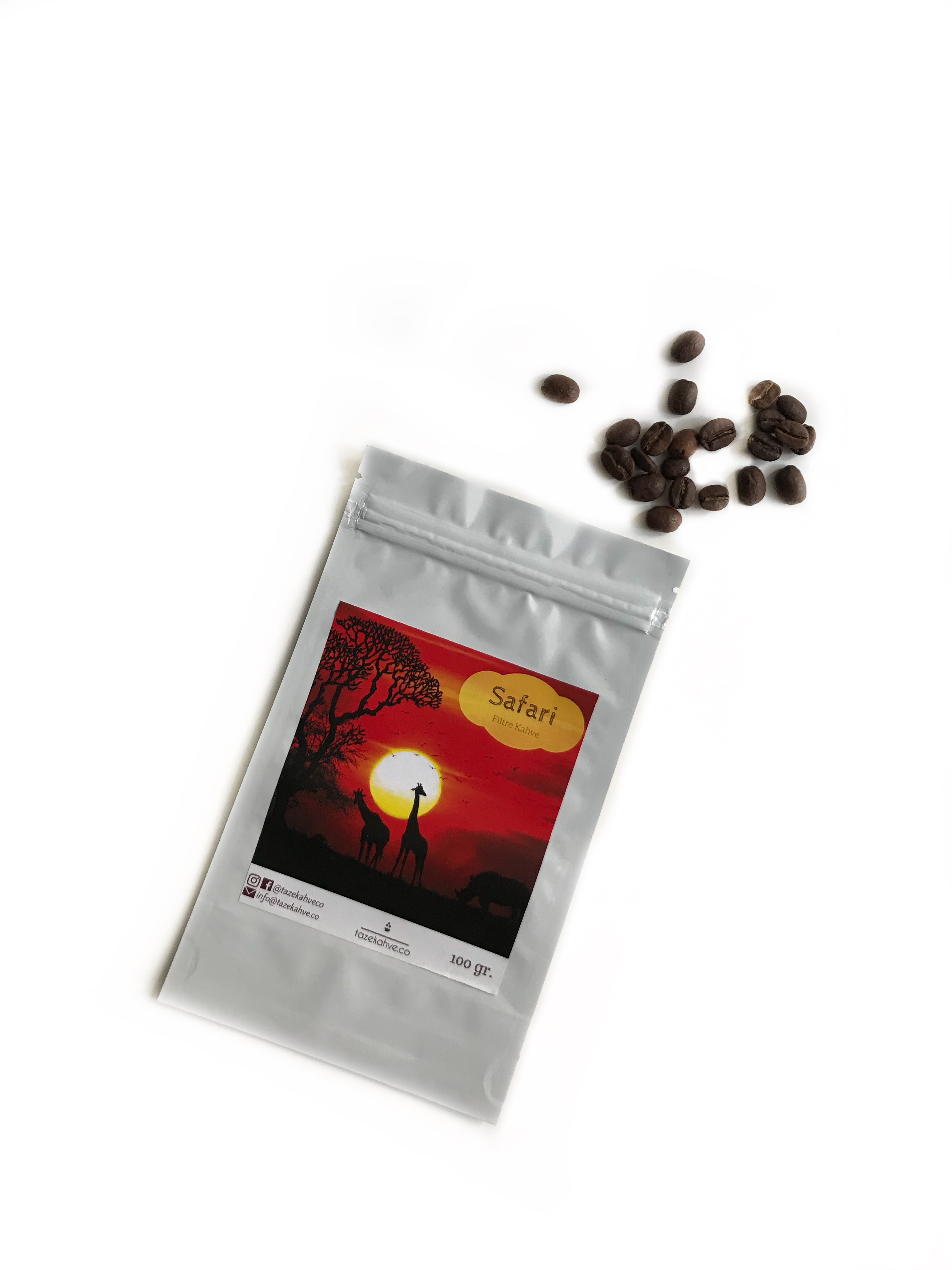 Kenya AA Yöresel Filtre Kahve 100 gr