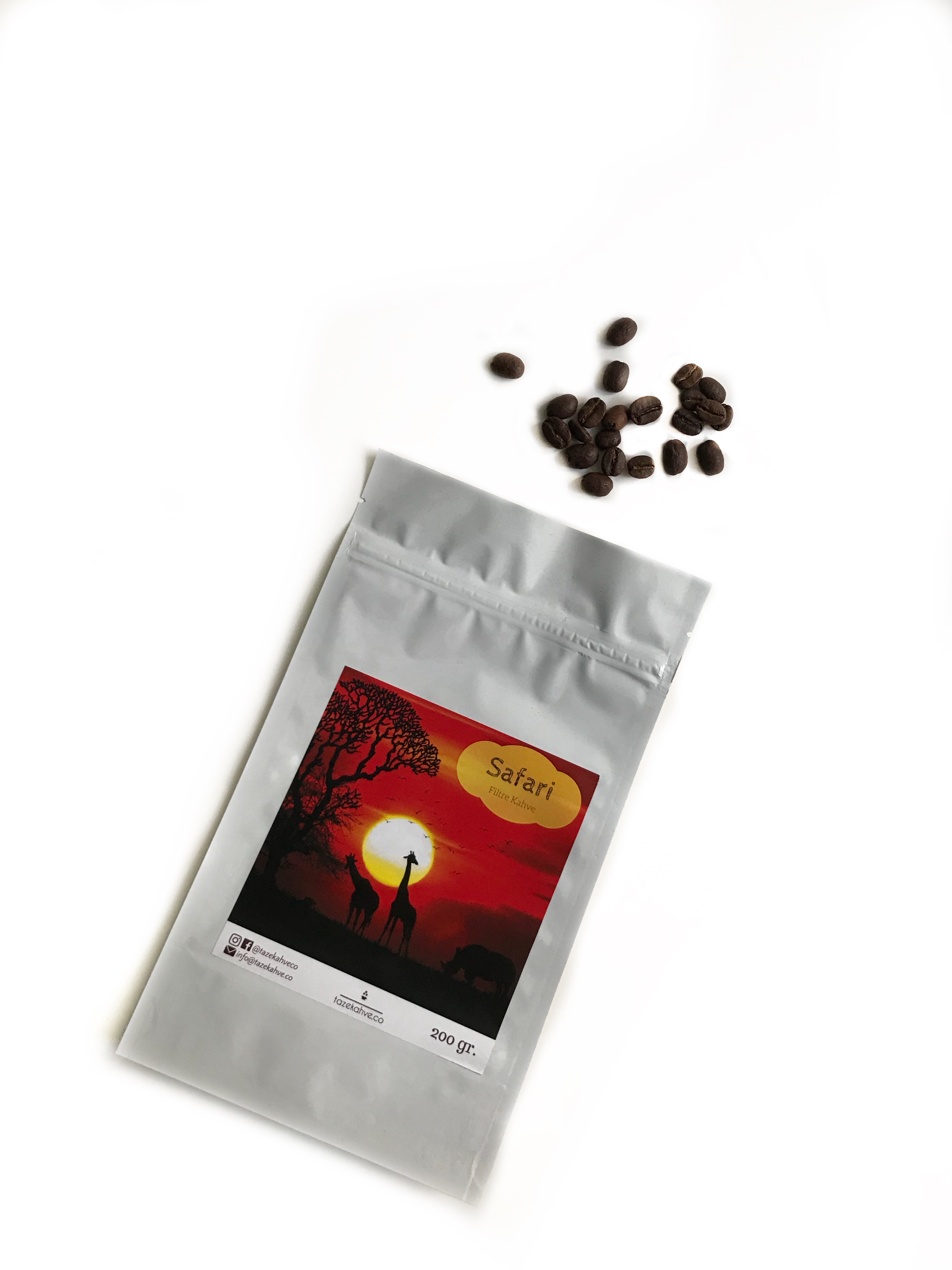 Kenya AA Yöresel Filtre Kahve 200 gr