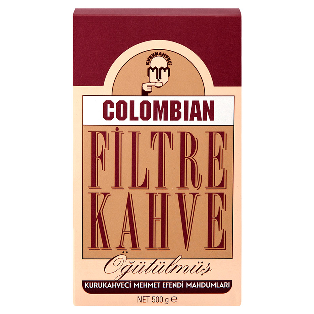Kurukahveci Mehmet Efendi Colombian Öğütülmüş Filtre Kahve 500 G