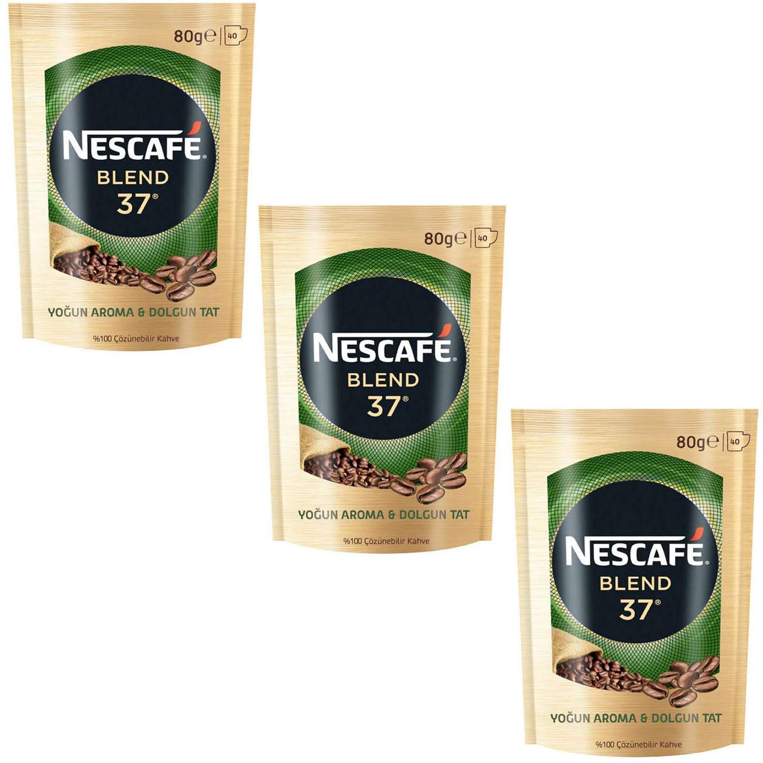 Nescafe Blend 37 Granül Kahve 3 x 80 G