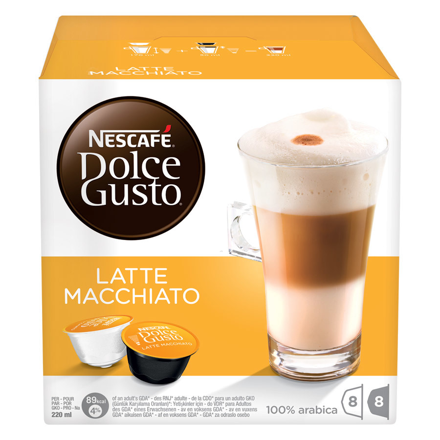 Nescafe Dolce Gusto Latte Macchiato Kapsül Kahve 16'lı