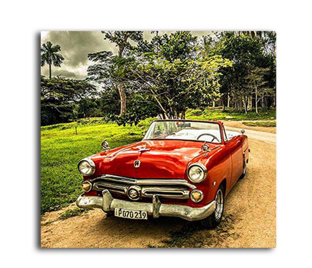 EkoTablo Vintage car in Cuba