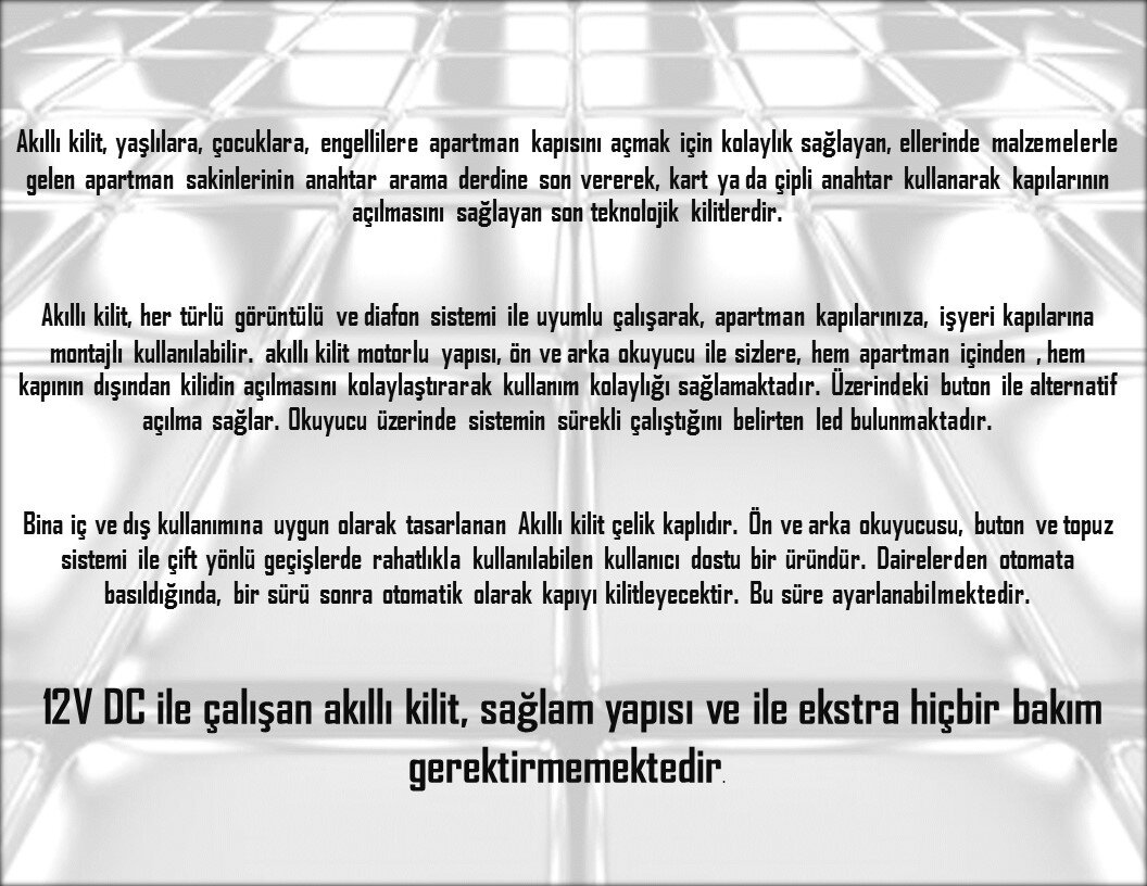 aluminyum otomatik kapi kilidi bina akilli kilit set fiyatlari ve ozellikleri