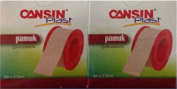 Cansin Pamuk Flaster 2,5 Cm X 5 Mt