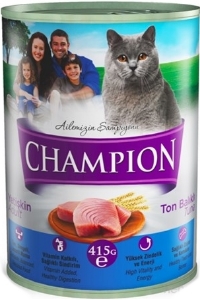 Champion 24 Adet Ton Balıklı Kedi Konservesi