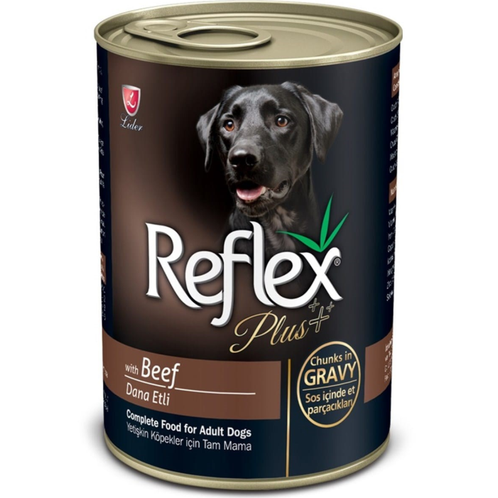 Reflex Plus Gravy Dana Etli Konserve Yetişkin Köpek Maması 24 x 400 G