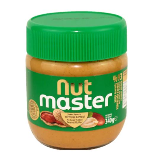 Nut Master Şeker İlavesiz Yer Fıstığı Ezmesi 8 x 340 G