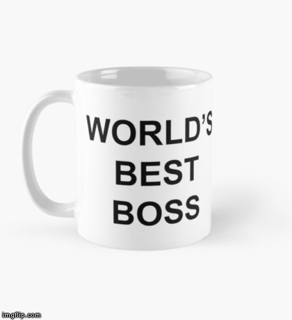 Worlds Best Boss - Kulplu Kupa Bardak / Masaüstü Kalemlik