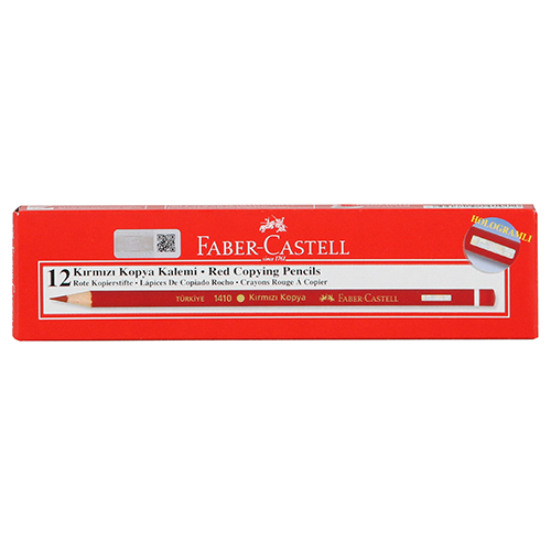Faber-Castell 1410 Kırmızı Kopya Kalemi 12'li