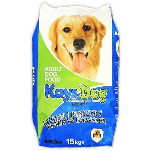 Kays Dog Kuzu Etli Pirinçli Yetişkin Köpek Maması 15 Kg