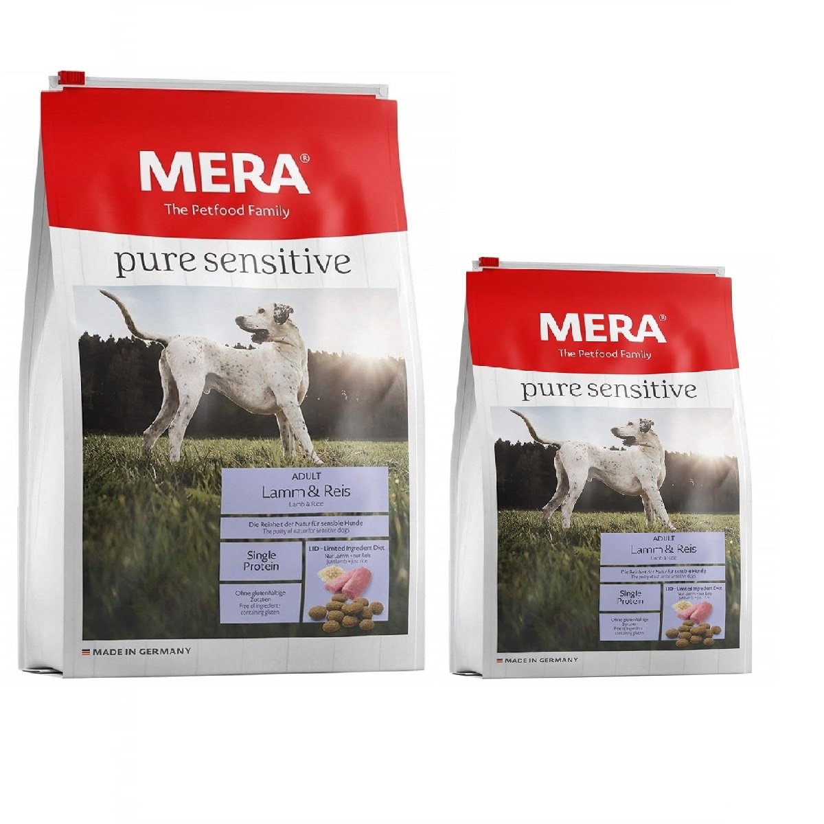 Mera Pure Sensitive Tahılsız Kuzu Etli Yetişkin Köpek Maması 12.5 + 4 KG
