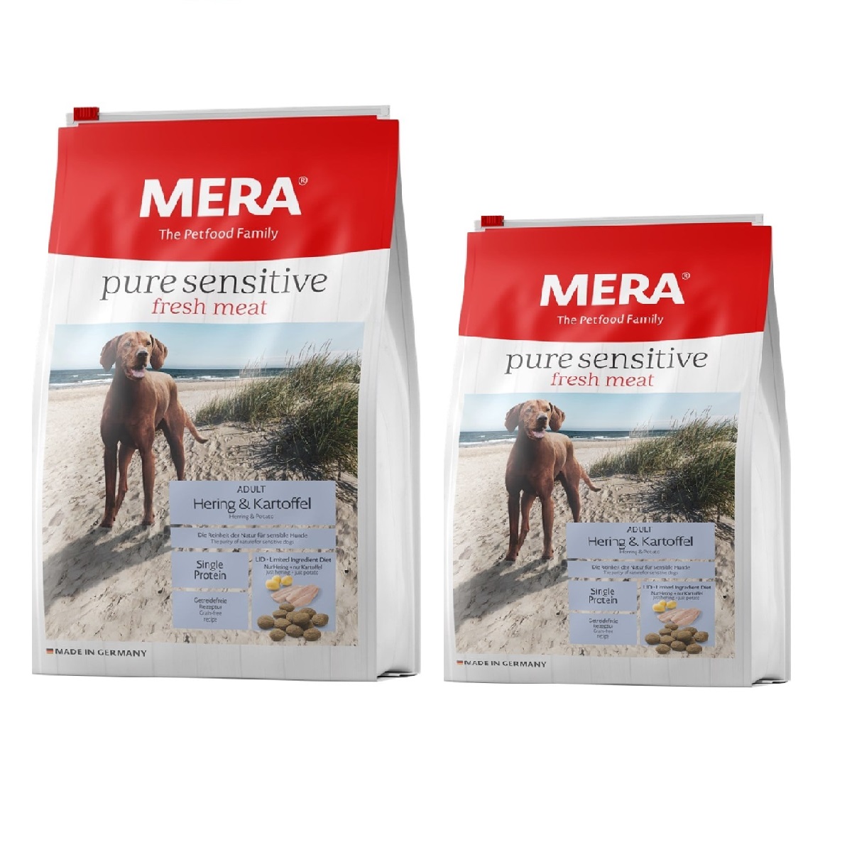 Mera Pure Sensitive Tahılsız Ringa Balıklı Patatesli Yetişkin Köpek Maması 12.5 + 4 KG
