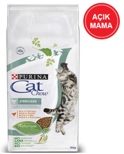 Purina Cat Chow Sterilised Kısırlaştırılmış Yetişkin Kedi Açık Mama 3 KG