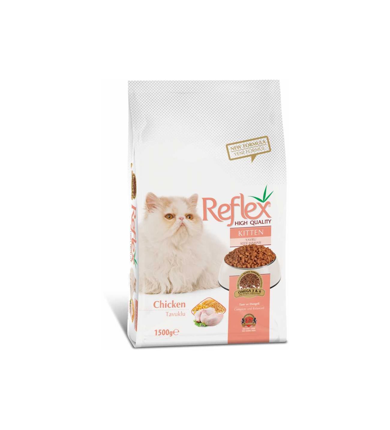 Reflex Kitten Tavuklu Yavru Kedi Maması 3 x 1.5 KG