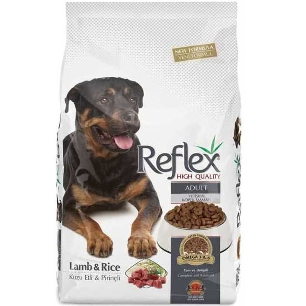 Reflex Lamb Rice Kuzulu Yetişkin Köpek Maması 15 Kg