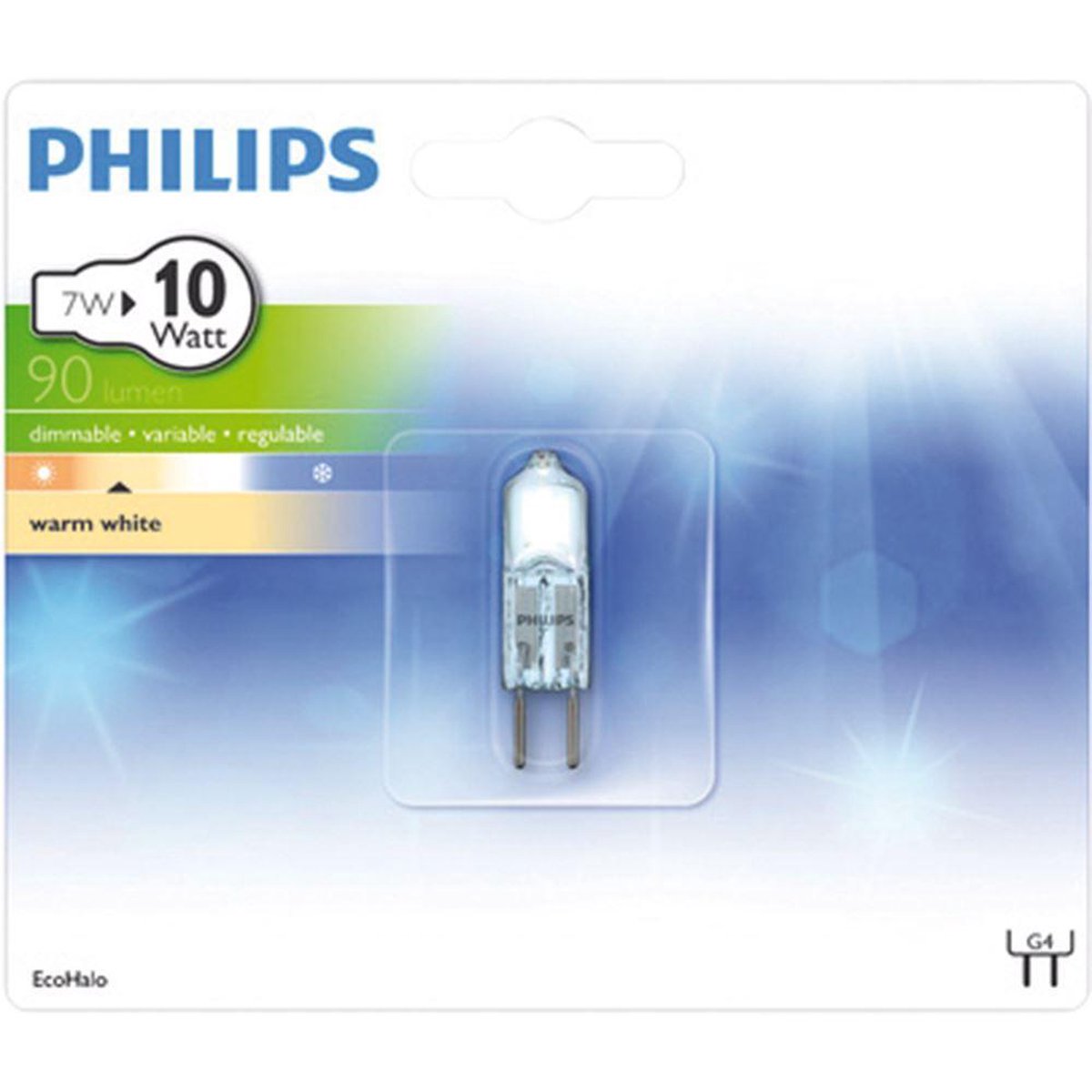Philips Ecohalo Cap 7W G4 12V Cl - Sarı Işık