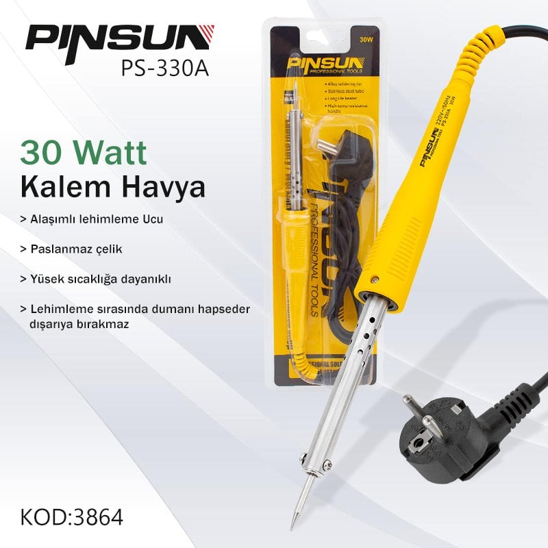 Pinsun PS-330A 30 Watt Kalem Havya