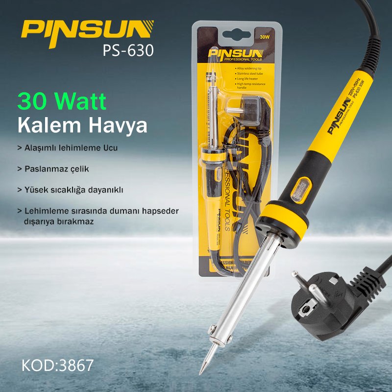 Pinsun PS-630 30 Watt Pen Soldering Iron