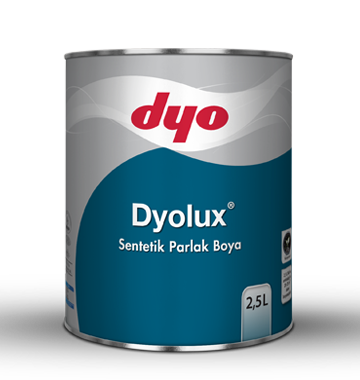 Dyo Dyolux Sentetik Parlak Boya Siyah & Beyaz 0.75Lt & 2,5Lt