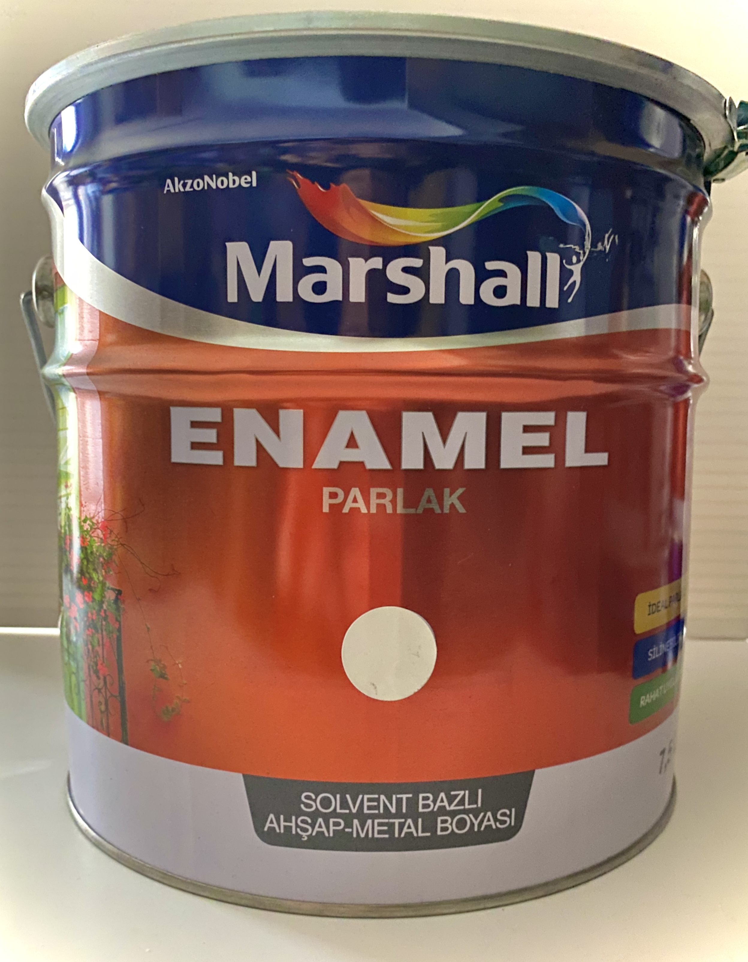 Marshall Enamel Parlak 7.5 Litre (Beyaz)