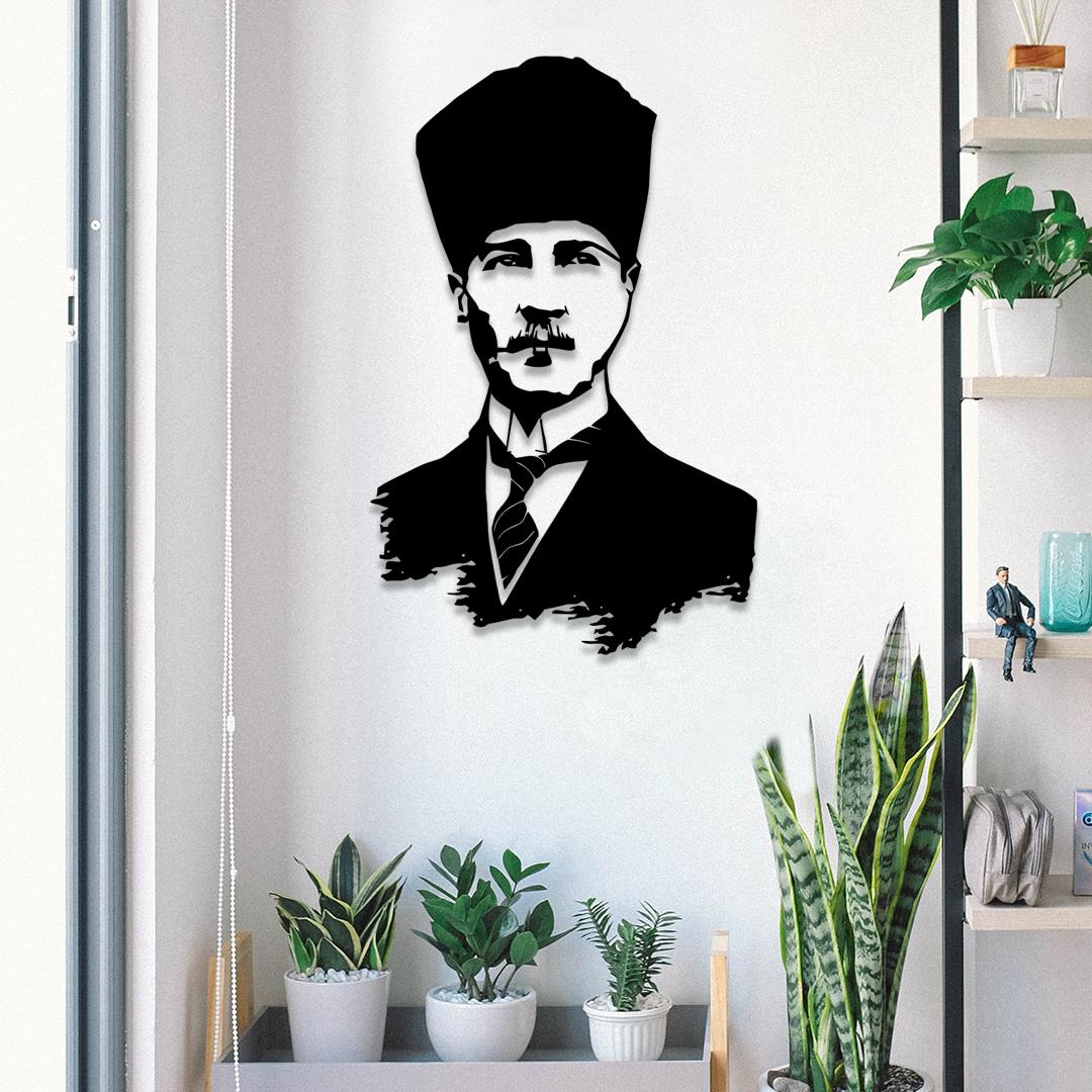 Ulu Önder Atatürk Metal Tablo 60x90cm