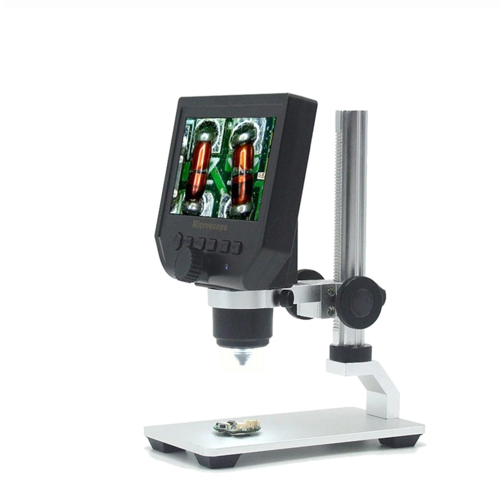 600X 3.6 MP Dijital Mikroskop 4.3" LCD Ekranlı Şarjlı HD USB T...