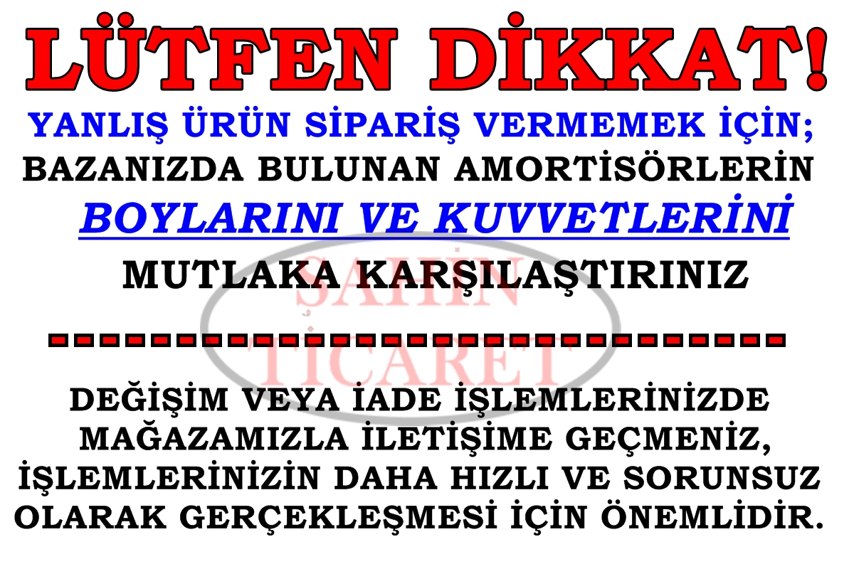 2 ADET 1200N BAZA AMORTİSÖRÜ + 4 ADET BAZA YATAK TUTUCU Fiyatları ve