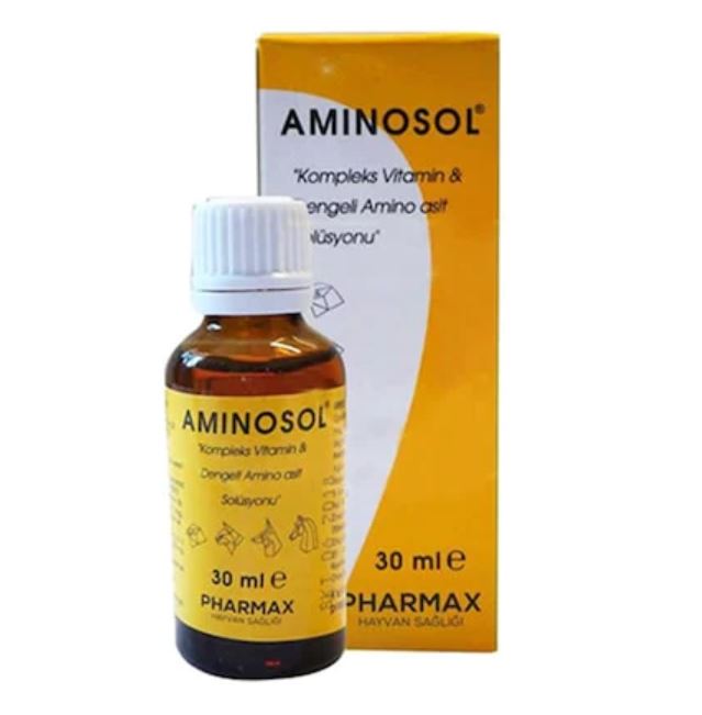 Pharmax Canvit Aminosol Köpek için Vitamin ve Aminoasit Solüsyonu 30 ML