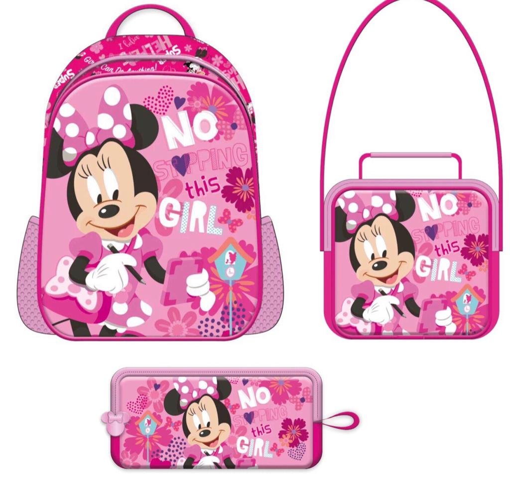 Minnie Mouse İlkokul Çanta Seti