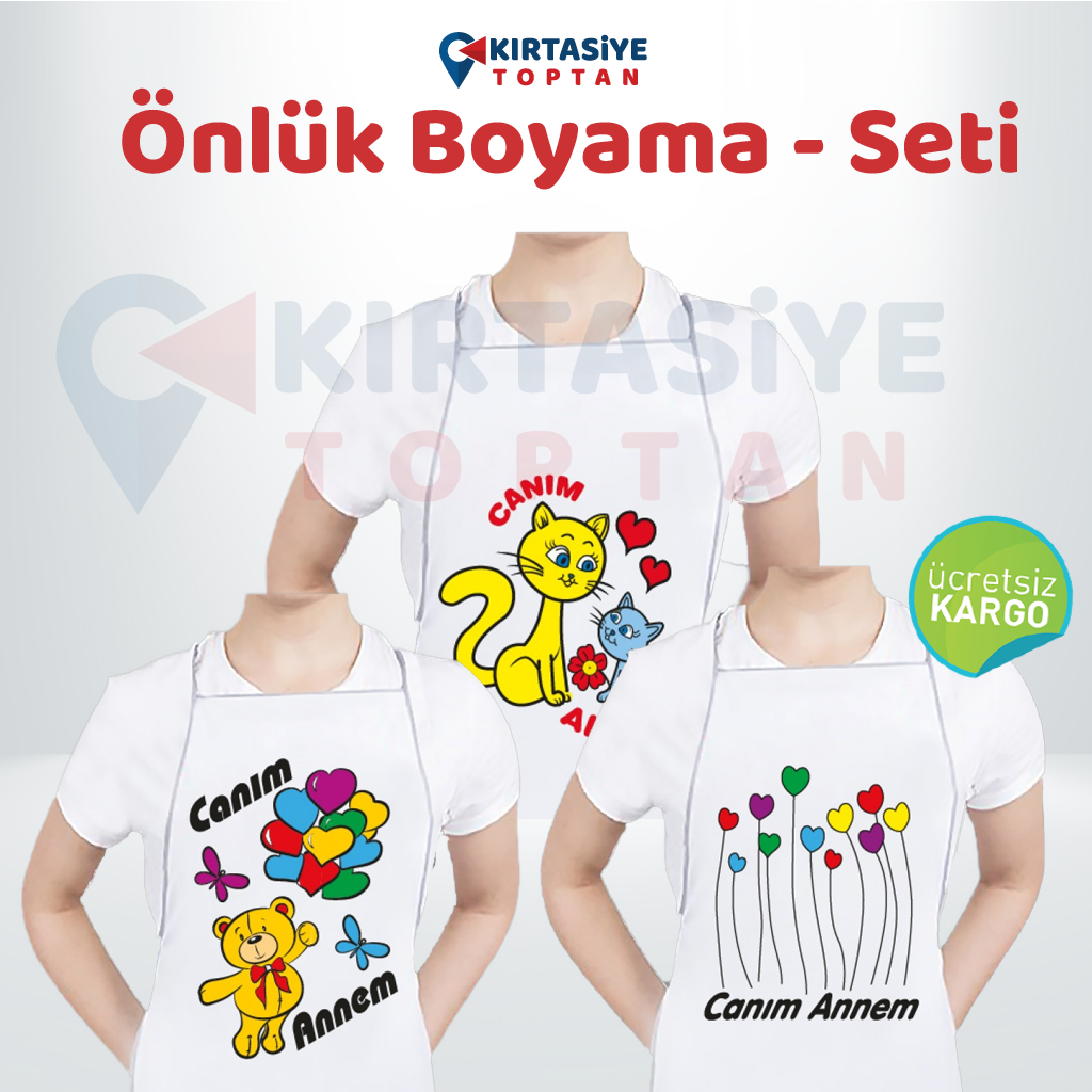 Kumtoys Mutfak Onluk Boyama Canim Annem Anneler Gunu Hediyesi