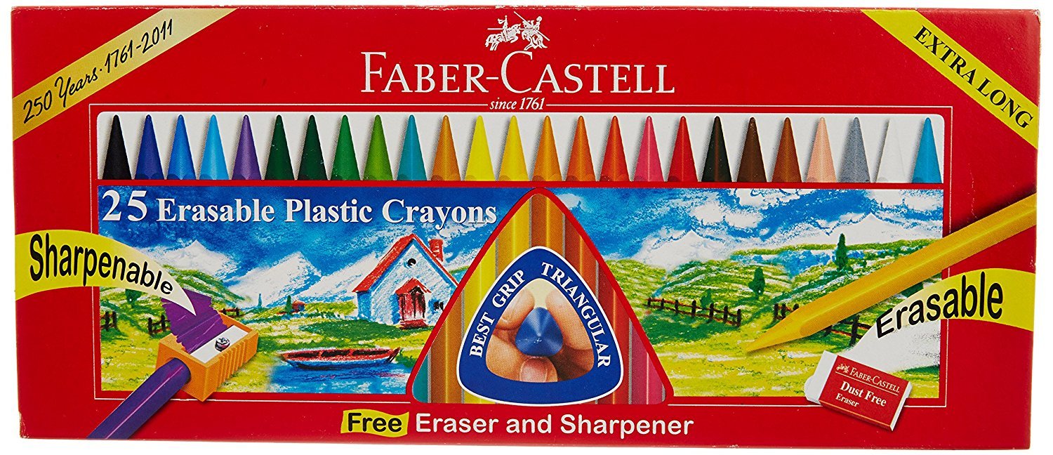 Faber-Castell Crayons Silinebilir Boya 25 Renk