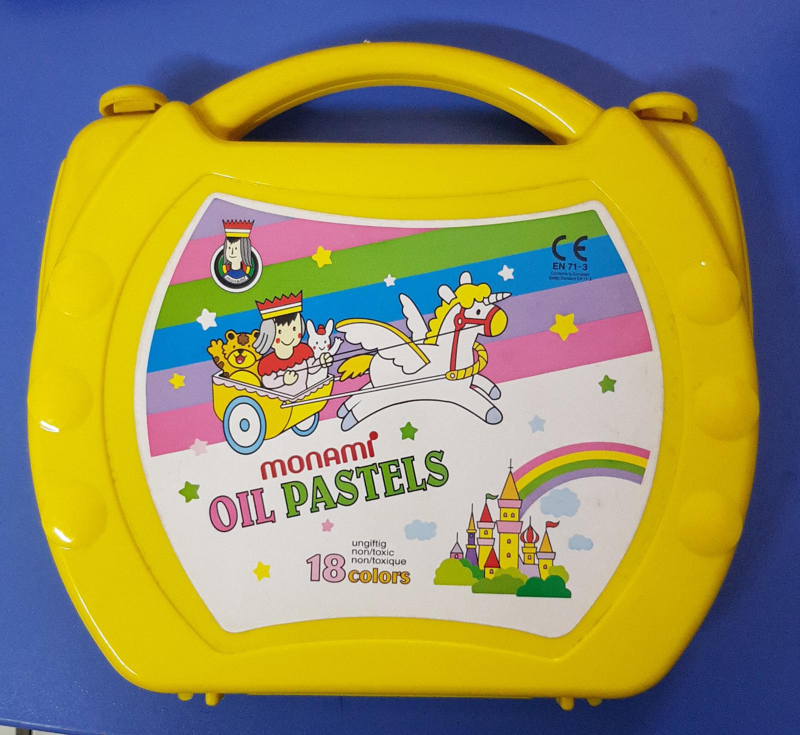 Monami Pastel Boya 55 Renk Plastik Cantali