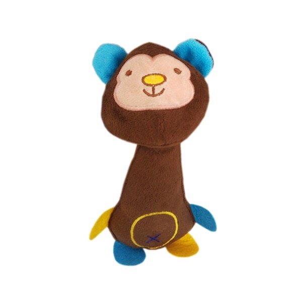 Köpek oyuncağı peluş sevimli maymun sesli oyuncak 18 cm