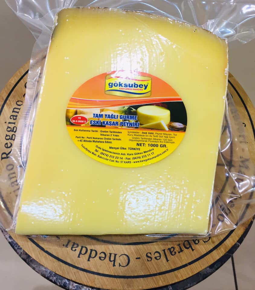 Göksubey Mandıra Tam Yağlı Gurme Eski Kaşar Peynir 1 KG